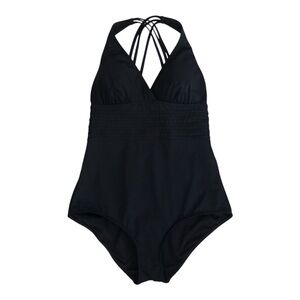 Seekers Essentials Australia Women’s Black One Piece Bathing Suit Size 14